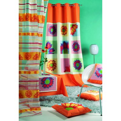 Stoeckel záclona metráž 40121 Gerbera sire 130 cm 040 zlute tony (20,00 m) – Hledejceny.cz