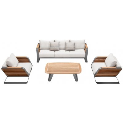 HIGOLD NL Zahradní 5 místná sedací souprava WING GREY WHITEHG204940GW – Hledejceny.cz