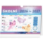 Školní plánovací s háčkem 30 x 21 cm 2027 – Hledejceny.cz