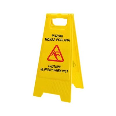 Výstražná cedule - stojan Pozor mokrá podlaha - WS-1 – Zboží Mobilmania