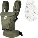 ERGOBABY ADAPT Soft Flex Mesh Olive zelená – Zboží Dáma