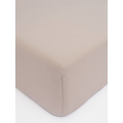 MKLuzkoviny.cz Jersey prostěradlo Classic cappuccino 90x200 – Zboží Dáma