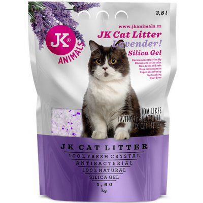 Litter Silica gel lavender kočkolit 1,6 kg/ 3,8 l – Zboží Mobilmania