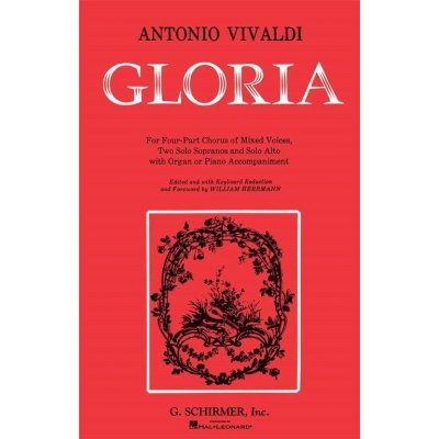 Antonio Vivaldi Gloria RV589 noty na sborový zpěv klavír