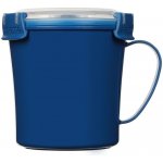 Sistema Microwave Hrnek na polévku 656 ml modrá – Zboží Dáma