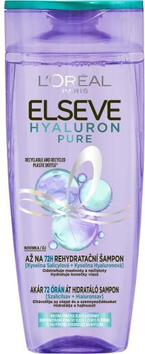 L\'Oréal Paris Elseve Hyaluron Pure šampon pro vlasy s mastnými kořínky a suchými konečky 400 ml woman