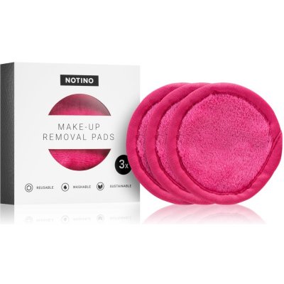 Notino Spa Collection Make up removal pads pratelné odličovací tampony z mikrovlákna odstín Pink 3 ks – Zboží Dáma