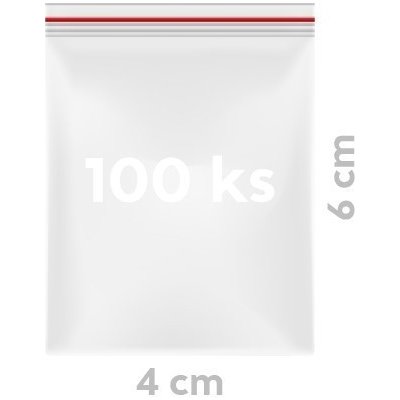 Wimex Sáček zipový PE Quicksafe 4 x 6 cm - 100 ks – Zboží Mobilmania