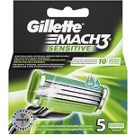 Gillette Mach3 Sensitive 5 ks – Hledejceny.cz