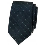 Avantgard Kravata Slim Lux 571-22347 modrá/zelená – Zboží Dáma