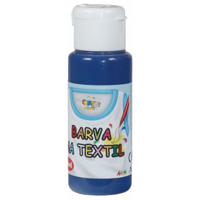 Creatoys Barva na textil 60 ml pruská modř