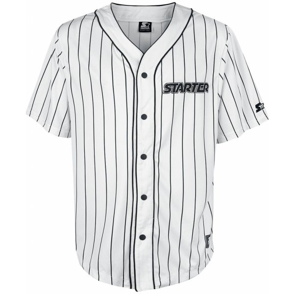 Starter Baseball Jersey bílá košile s krátkým rukávem od 664 Kč - Heureka.cz