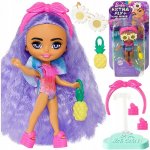 Mattel Barbie® Extra Mini minis! Panenka s fialovými vlasy – Zboží Dáma