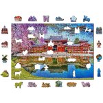 WOODEN CITY Dřevěné Chrám Byodo-in Kjóto Japonsko 2v1 EKO 505 dílků – Zboží Dáma