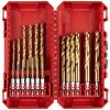 Vrták Sada vrtáků do kovu MILWAUKEE HSS-G TIN RED HEX SET 19 ks 4932493866