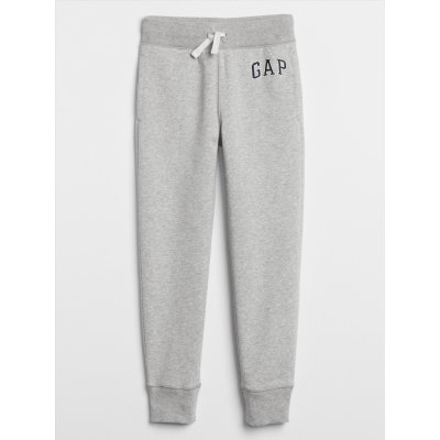 Gap dětské tepláky fleece logo Joggers šedá – Zboží Dáma