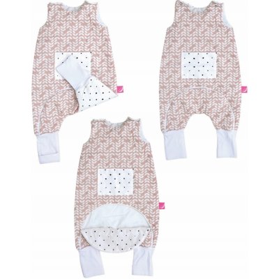 MOTHERHOOD Vak spací s nohavicemi a kapsou Pink Classics – Zboží Dáma
