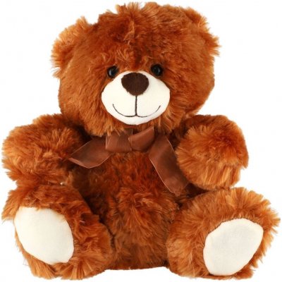 Teddies Medvěd sedící hnědý 28 cm – Zbozi.Blesk.cz