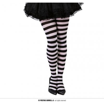 Pruhované černobílé punčochy – Hledejceny.cz