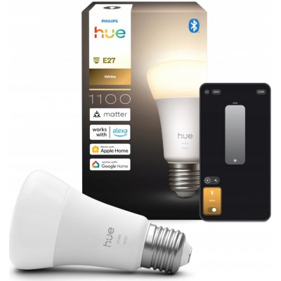 Philips Hue W 1100 smart žárovka A60 E27 9,5W 1100 lm teplá bílá – Hledejceny.cz