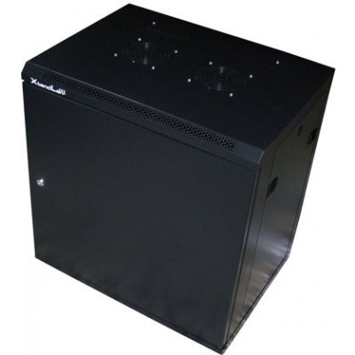 Rozvaděč XtendLan WS-9U-64-FS-BLACK Rozvaděč, 19", na stěnu, jednodílný, výška 9U, 600 x 450, plné dveře, úprava proti vykradení, nosnost 60kg, černý WS-9U-64-FS-BLACK – Zboží Živě