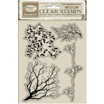 Stamperia Větvičky - silikonová gelová razítka 4 ks – Zboží Dáma