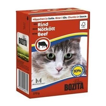 Bozita Cat kousky jelly s s mletým hovězím masem 370 g