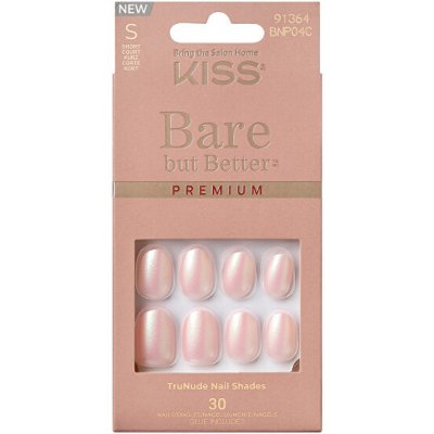 KISS Nalepovací nehty Bare-But-Better Premium Nails Mocha 30 ks – Zboží Dáma