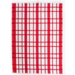 Etex Utěrka z egyptské bavlny U03 červené káro 50 x 70 cm – Zboží Dáma
