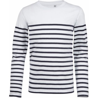 Sols dětské tričko s dlouhým rukávem Matelot LSL kids 03101904 White navy – Sleviste.cz