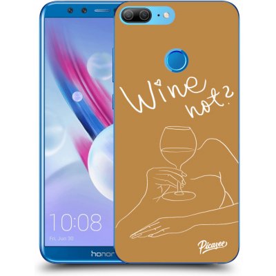 Pouzdro Picasee silikonové Honor 9 Lite - Wine not čiré – Zboží Mobilmania