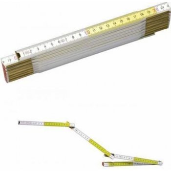 Stanley Dřevěný skládací metr žluto-bílý 2m 0-35-458