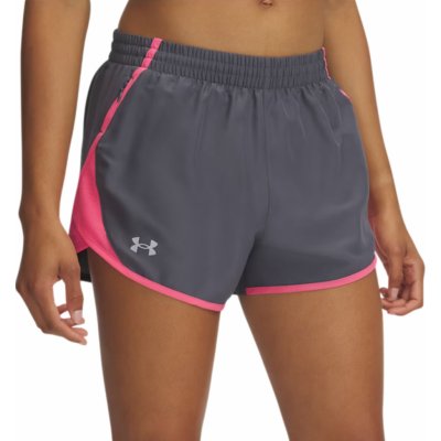 Under Armour dámské kraťasy UA Fly By 3'' Shorts šedá – Sleviste.cz