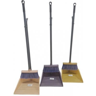 Domstav Smetáček + lopatka s gumou LENOCH na tyči 80 cm mix barev – Sleviste.cz