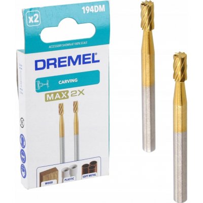 Dremel 194DM řezbářská fréza na dřevo válcová 3,2mm 2ks 26150194DM – HobbyKompas.cz