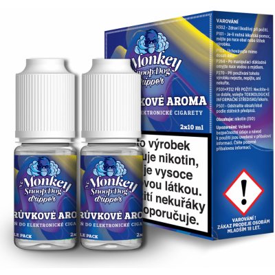 Ecoliquid Monkey Dripper Borůvka 2 x 10 ml 0 mg – Sleviste.cz