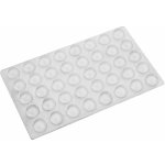Onpira Malé průhledné samolepicí gumové dorazy/podložky Ø8-15mm Typ: Ø 8 mm (80 ks) – Hledejceny.cz
