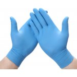 H2O COOL Jednorázové nitrilové vyšetřovací rukavice modré 100 ks – Zbozi.Blesk.cz