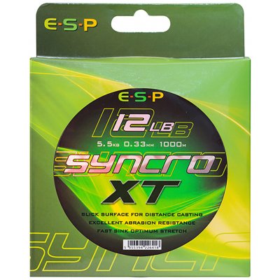 ESP Syncro XT 1000 m 0,33 mm 12 lbs – Hledejceny.cz