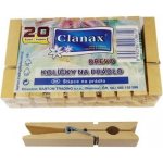 Clanax dřevěné kolíčky na prádlo 20 ks – Zboží Dáma Clanax dřevěné kolíčky na prádlo 20 ks – Zboží Dáma