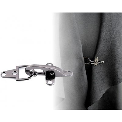 Kovové zapínání karabina - 1 nikl černý – Hledejceny.cz