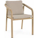 Bizzotto Kalimera zahradní židle přírodní 55 cm, 79 cm, 62 cm – Hledejceny.cz