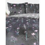 MKLuzkoviny.cz Povlečení mikroplyš Exclusive Vlčí máky tmavě šedé- 140x200 70x90 – Zboží Dáma