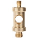 Manfrotto 118 Adaptér se závity 1/4" a 3/8" a příčným otvorem, délka 40 mm – Zboží Živě