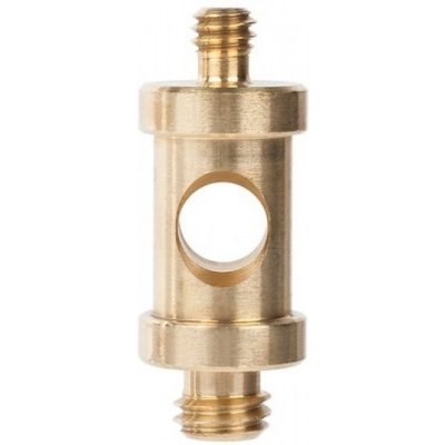 Manfrotto 118 Adaptér se závity 1/4" a 3/8" a příčným otvorem, délka 40 mm – Zboží Živě