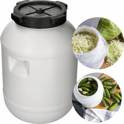 M.A.T. Group Plastový sud na zelí s víkem, 30 L – Zboží Dáma