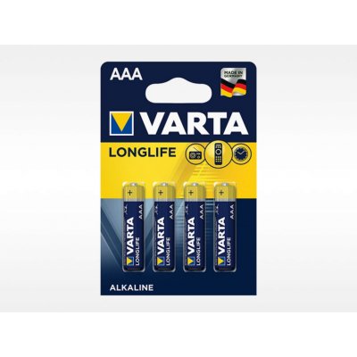 Varta LongLife AAA 4ks 4103 101 414 – Hledejceny.cz