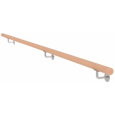 UMAKOV Dřevěné madlo buk a nerezové držáky WB/M-3000 – Sleviste.cz