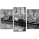 Sablio Obraz - 3-dílný Zedník na traverze - 75x50 cm – Hledejceny.cz