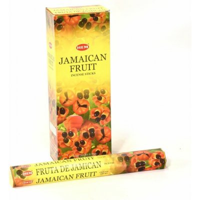 Sanu Babu indické vonné tyčinky Jamaican Fruit Hem 23 cm 20 ks – Hledejceny.cz